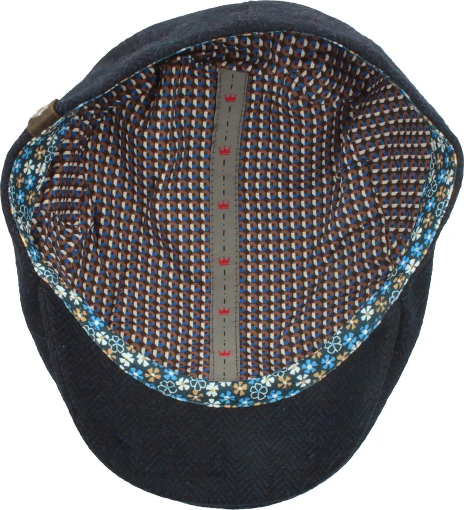 Casquette plate à chevrons Balke : accessoire chic de mi-saison gris - 4