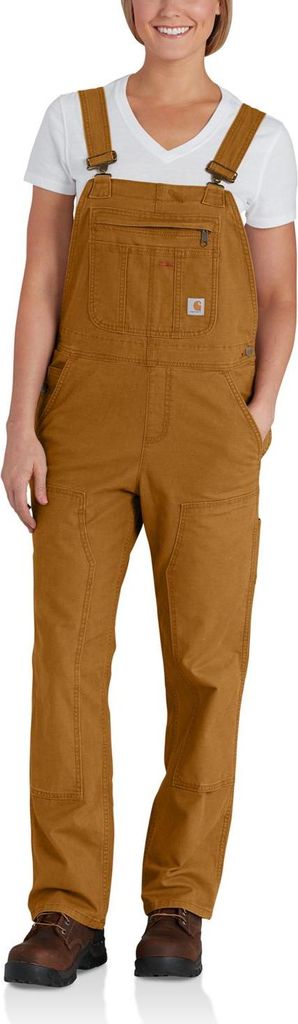 Carhartt Damen Latzhose bib overall Braun XS