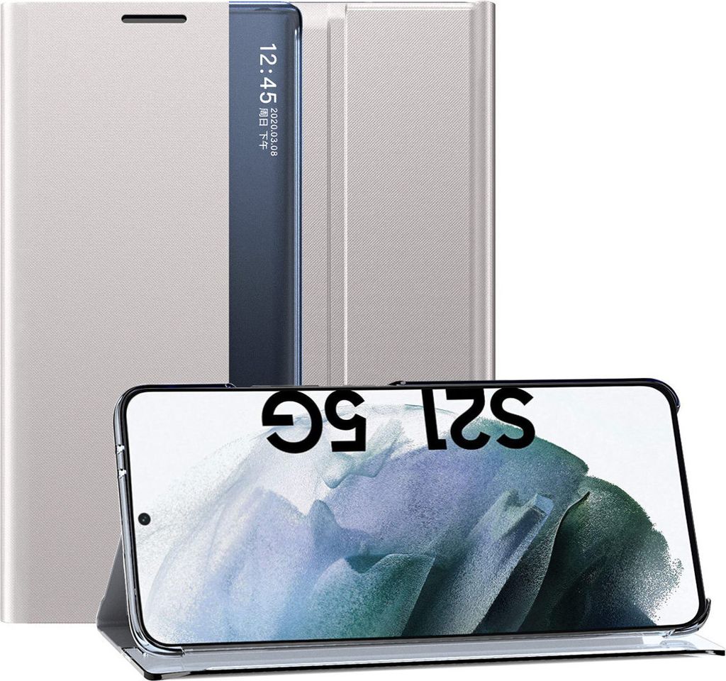 Samsung Galaxy S21 FE 5G Pouzdro, Slim Flip Kožené Pouzdro Obrázek produktu 