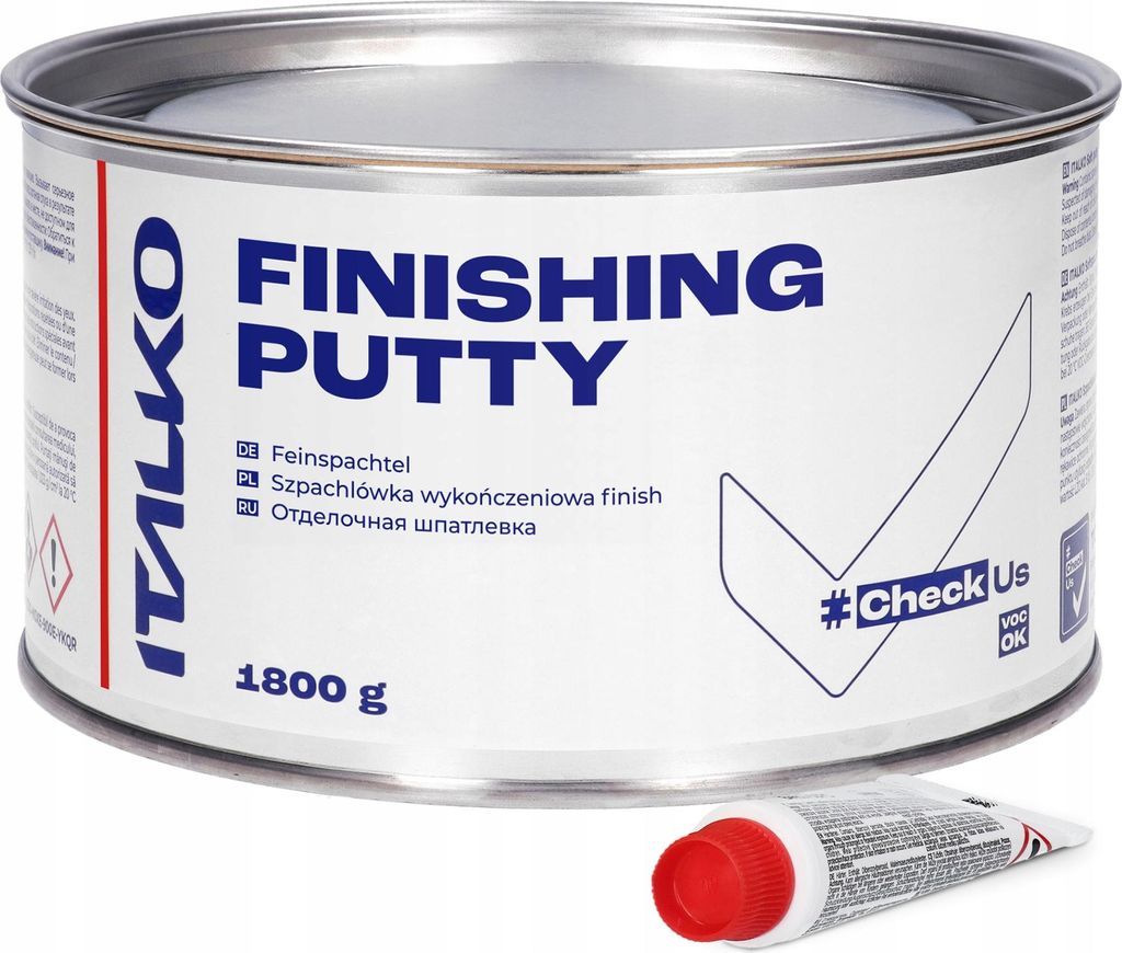 ITALKO Finishspachtel 1,8kg + Härter – Feinspachtel für Produktbild 
