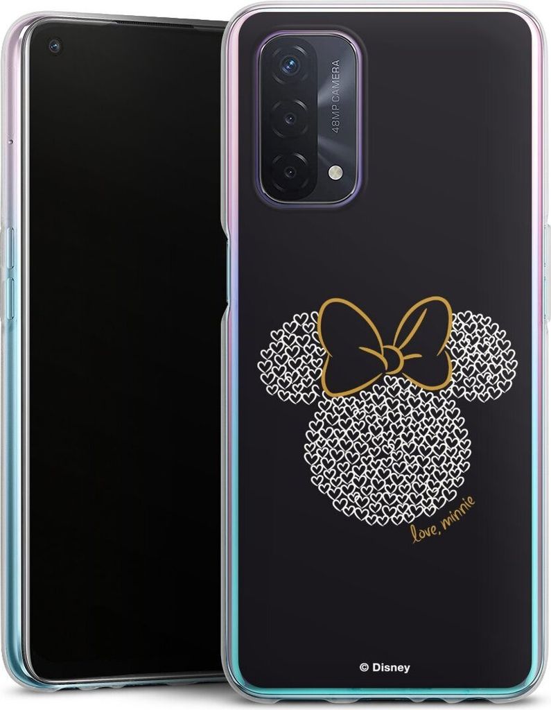 DeinDesign Handyhülle für Oppo A54 5G Silikon Hülle Case Smartphone Schutzhülle Disney Minnie Mouse Muster