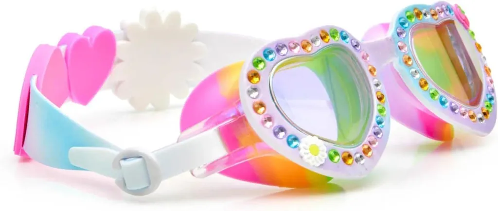 Lunettes de piscine enfant Bling2O violettes avec protection solaire UV