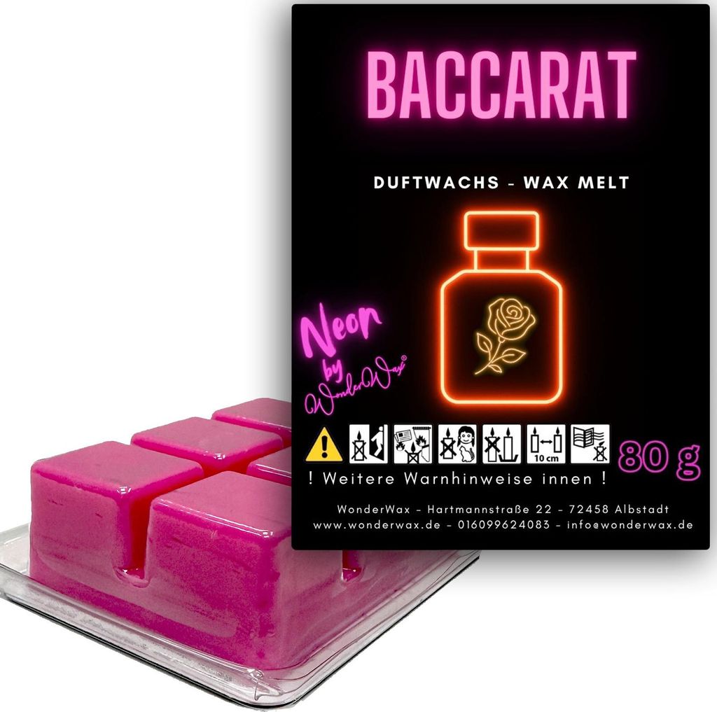 WonderWax Neon Duftwachs Wax Melts für Duftlampe, 6 Würfel Duftmelt Wachsmelt Sojawachs Neon Würfel für Raumdüfte, Wachs Duftöl Indoor Herbst...