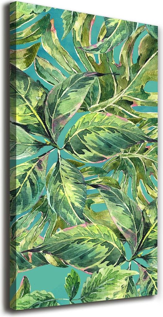 Tulup Leinwandbild - 70x140cm - Wandkunst - Drucke auf Leinwand - Leinwanddruck - Wohnzimmer Wanddekoration XXL - Wohnung Deko Kunstdrucke - Blum...