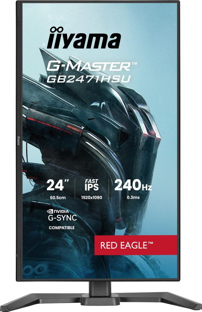 24" Fast IPS Gaming, G-Master Red Eagle, FreeSync Premium / Produktbild 