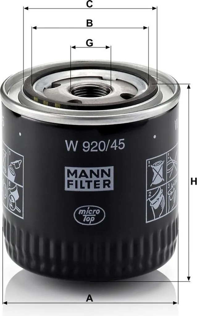 Filtre à huile haute performance MANN compatible Ford Mazda MG durable