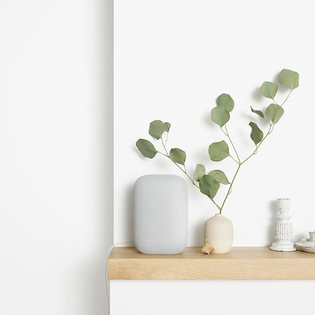 Google Nest Audio Kreide Smart Speaker Assistant Produktbild 28