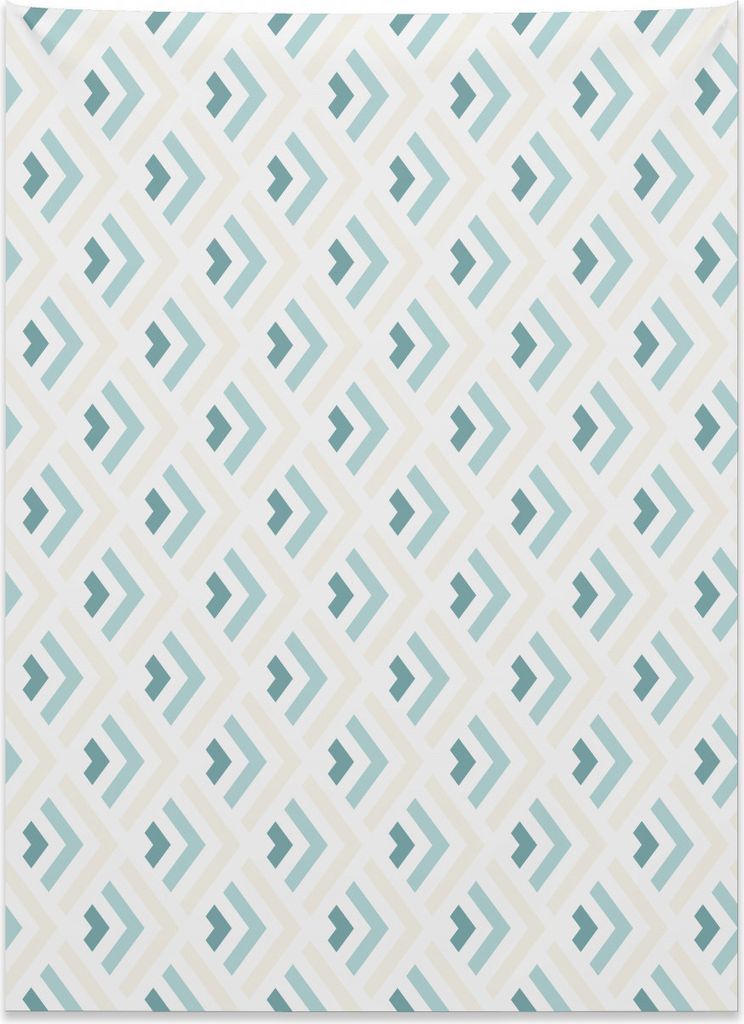 Abakuhaus Retro Wandteppich, Minimalistische Pfeile Kunstvoll aus Weiches Mikrofaser Stoff Kein Verblassen Klare Farben Waschbar, 110 x 150 cm, Hel...