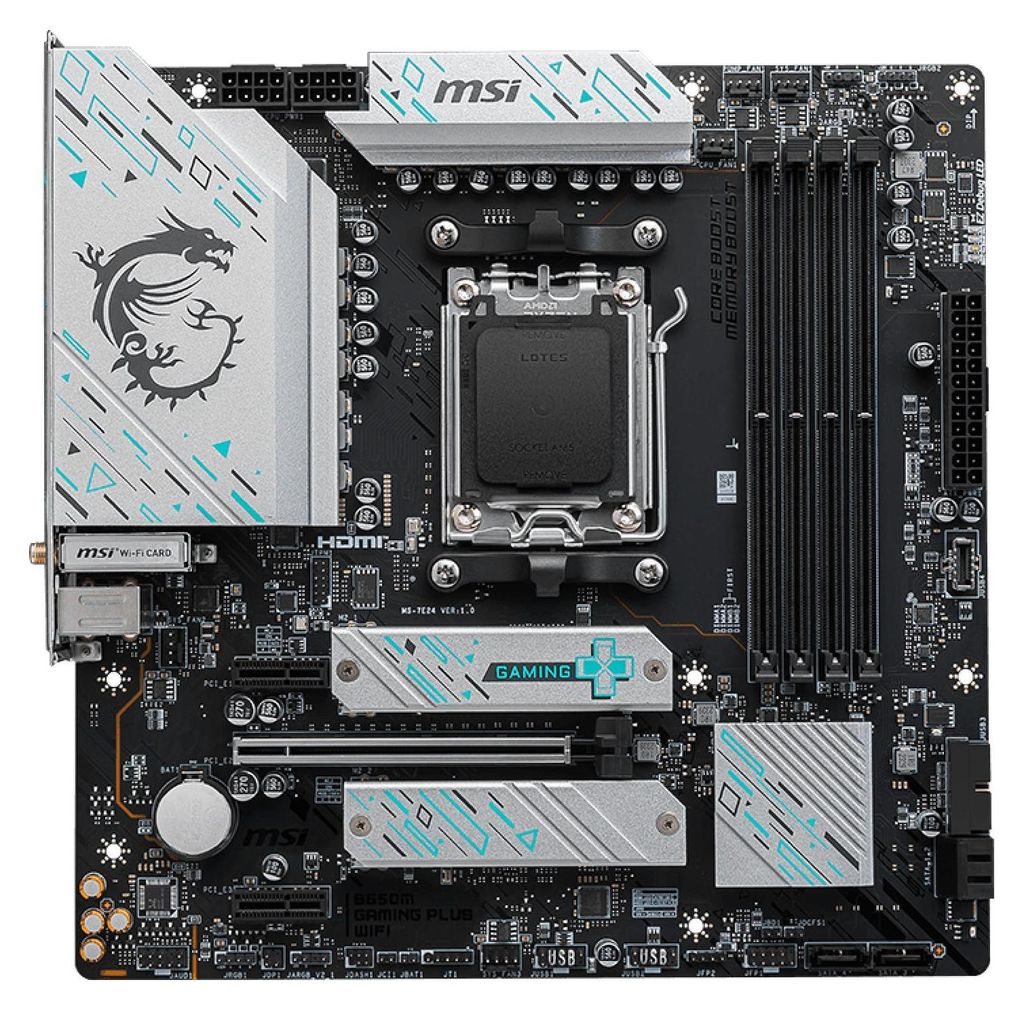 MSI B650M GAMING PLUS WIFI, AMD, Gniazdo AM5, Gniazdo AM5, Zdjęcie produktu 
