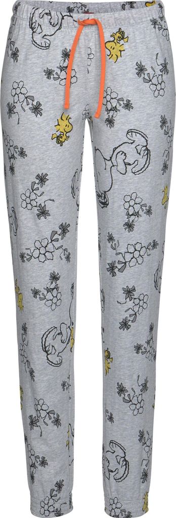 Peanuts Pyjama 2 -teilig weiß-grau Größe 36/38