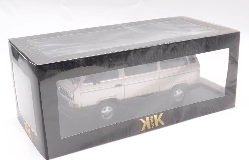 KK Scale KKDC180992 - Volks. Bus T3 Multivan Magnum Light Grey Metallic 1987 - échelle 1/18 - modèle de Collection