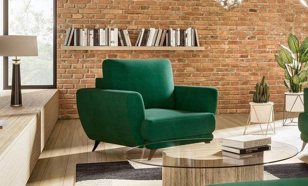 Eleganter Sessel, moderner Stil, hoher Komfort, dekorative Steppung, moderner Stil, klassisches Design, passt in jede Einrichtung. - Sessel Sigma L...