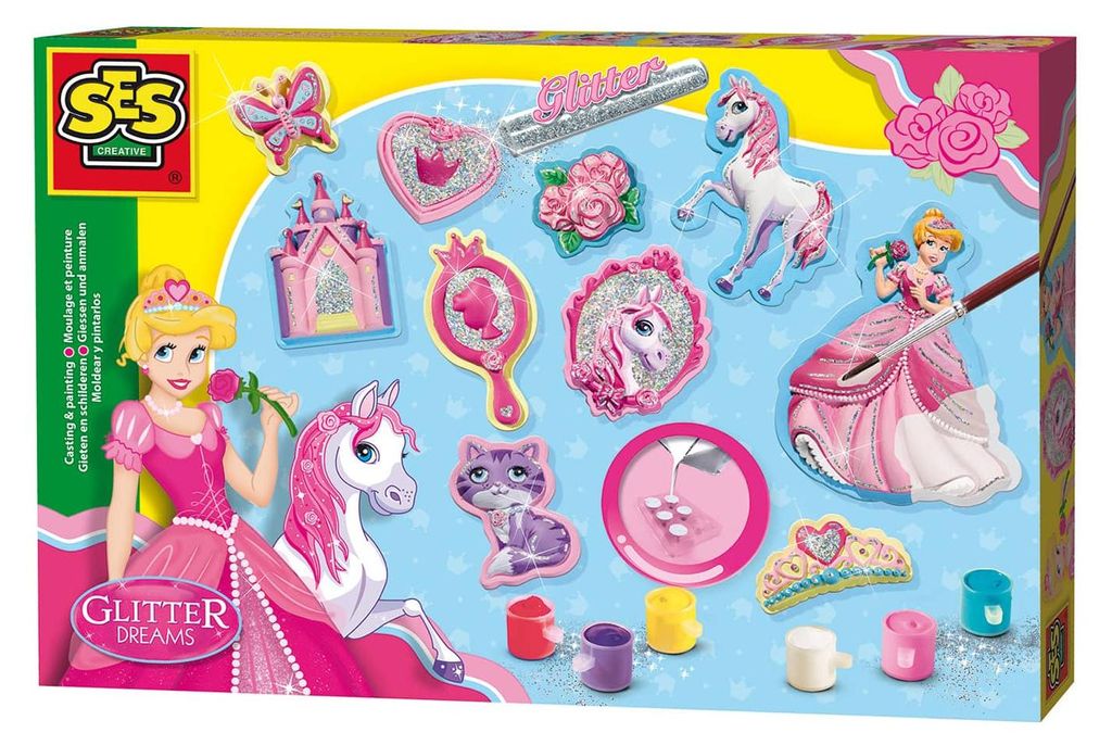 SES Creative 14123, Modedesign-Set für Kinder, 5 Jahr(e), Pink