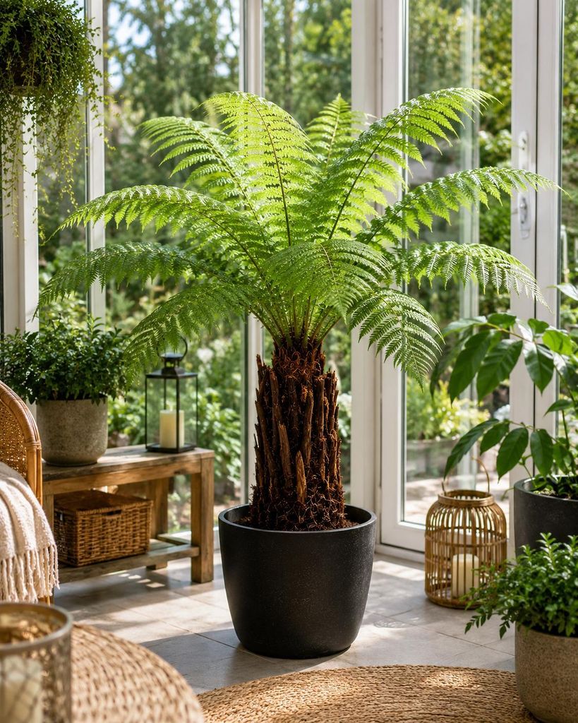Baumfarn Dicksonia antarctica 40–50 cm | Kahler Stamm | Produktbild 