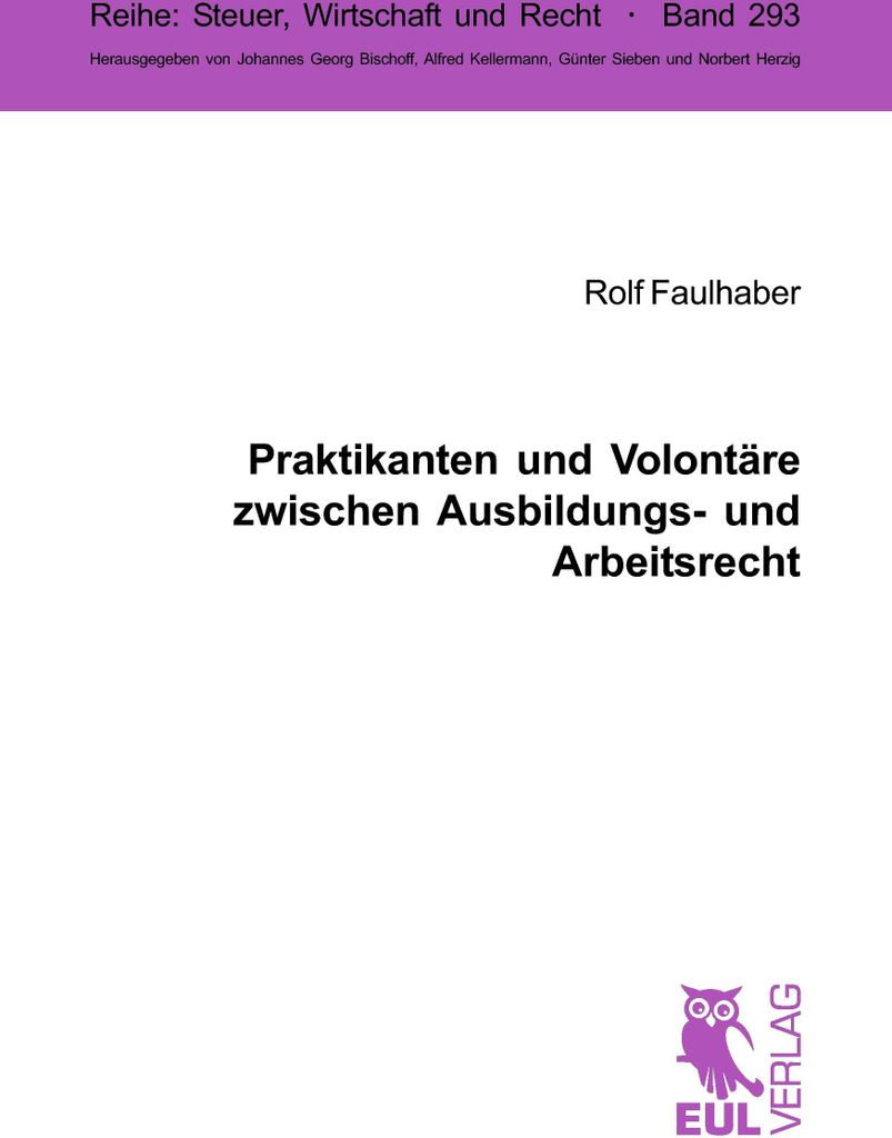 Praktikanten und Volontäre zwischen Ausbildungs- und Arbeitsrecht
