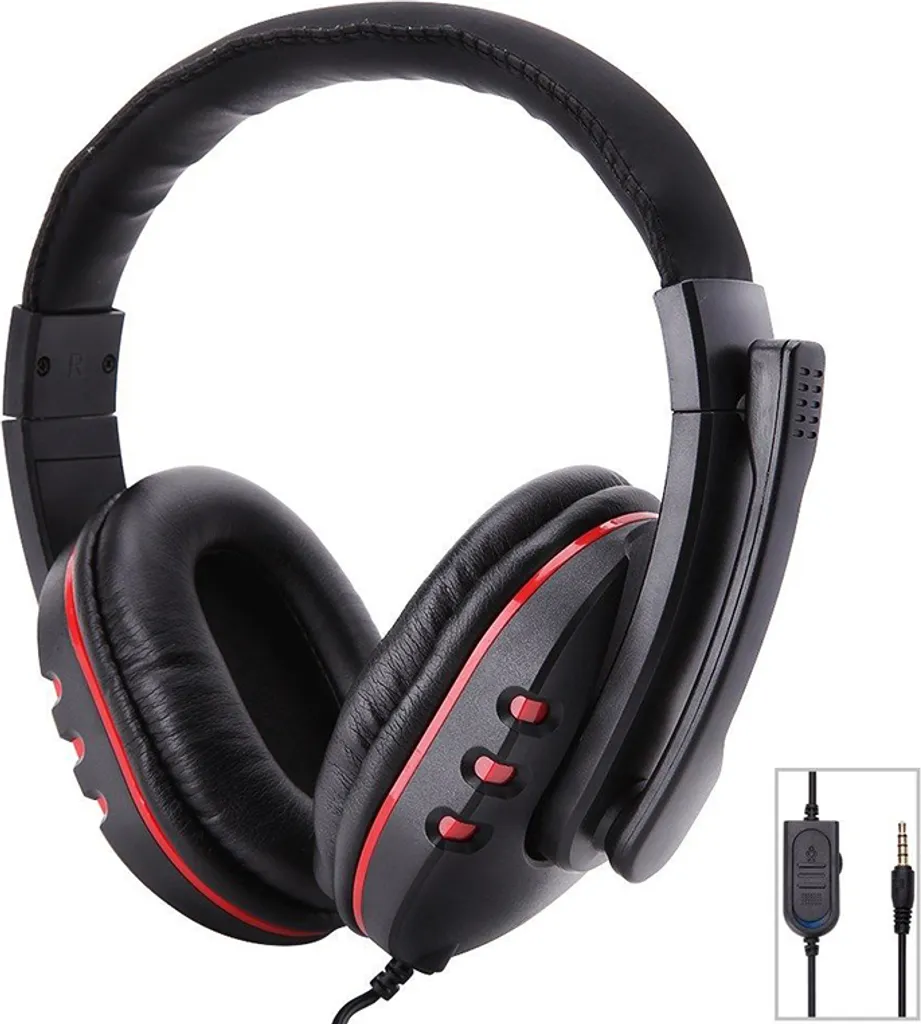 Cuffie Gaming Rosse per Ragazzi - Compatibili con Tutte le Console e PC
