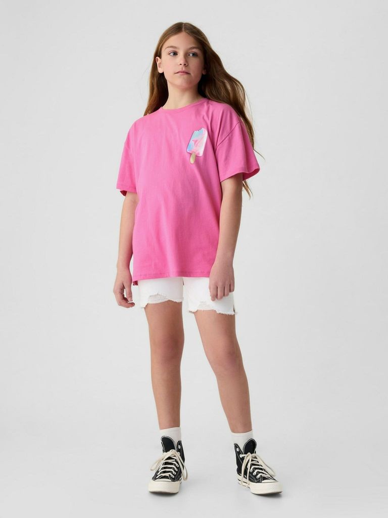 GAP Kinder-Baumwoll-T-Shirt 883399-03__XL