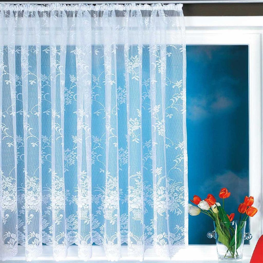 Gardine mit Universalband (500x145cm, Design: Monique) - Produktbild 