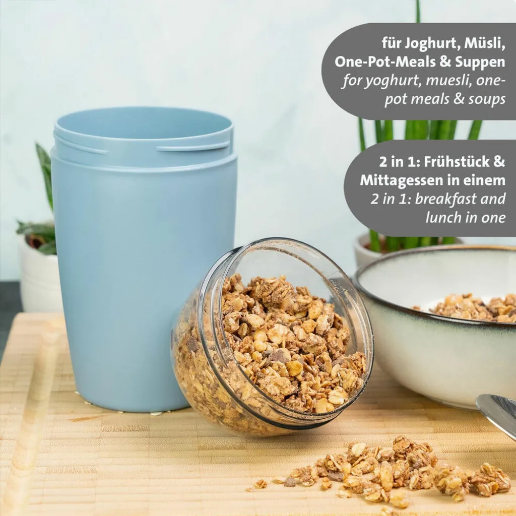 Set Colazione Westmark 700ml Blu con Anello di Tenuta Ricambio