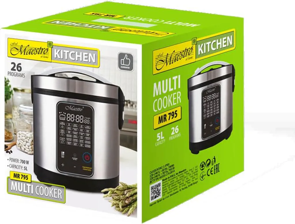 Multicuiseur électrique Maestro 5 L avec ses 26 programmes de cuisson - 4