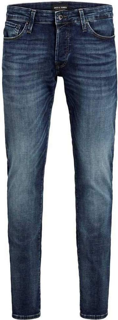 Jack & Jones 12153936, Jeans, Erwachsener, Blau, Baumwolle, Elasthan, Polyester, Nicht bleichen, Nicht im Wäschetrockner trocknen