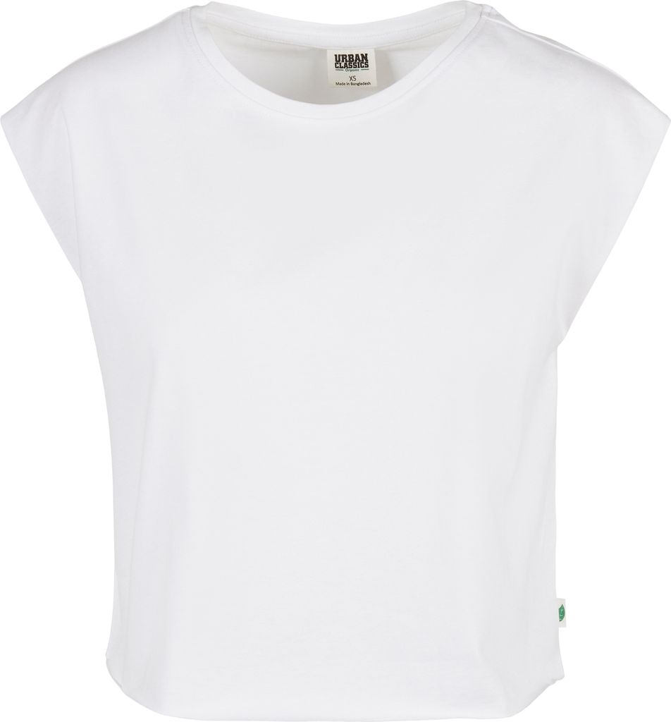 Urban Classics Ladies - Organic Short Top weiß - 3XL