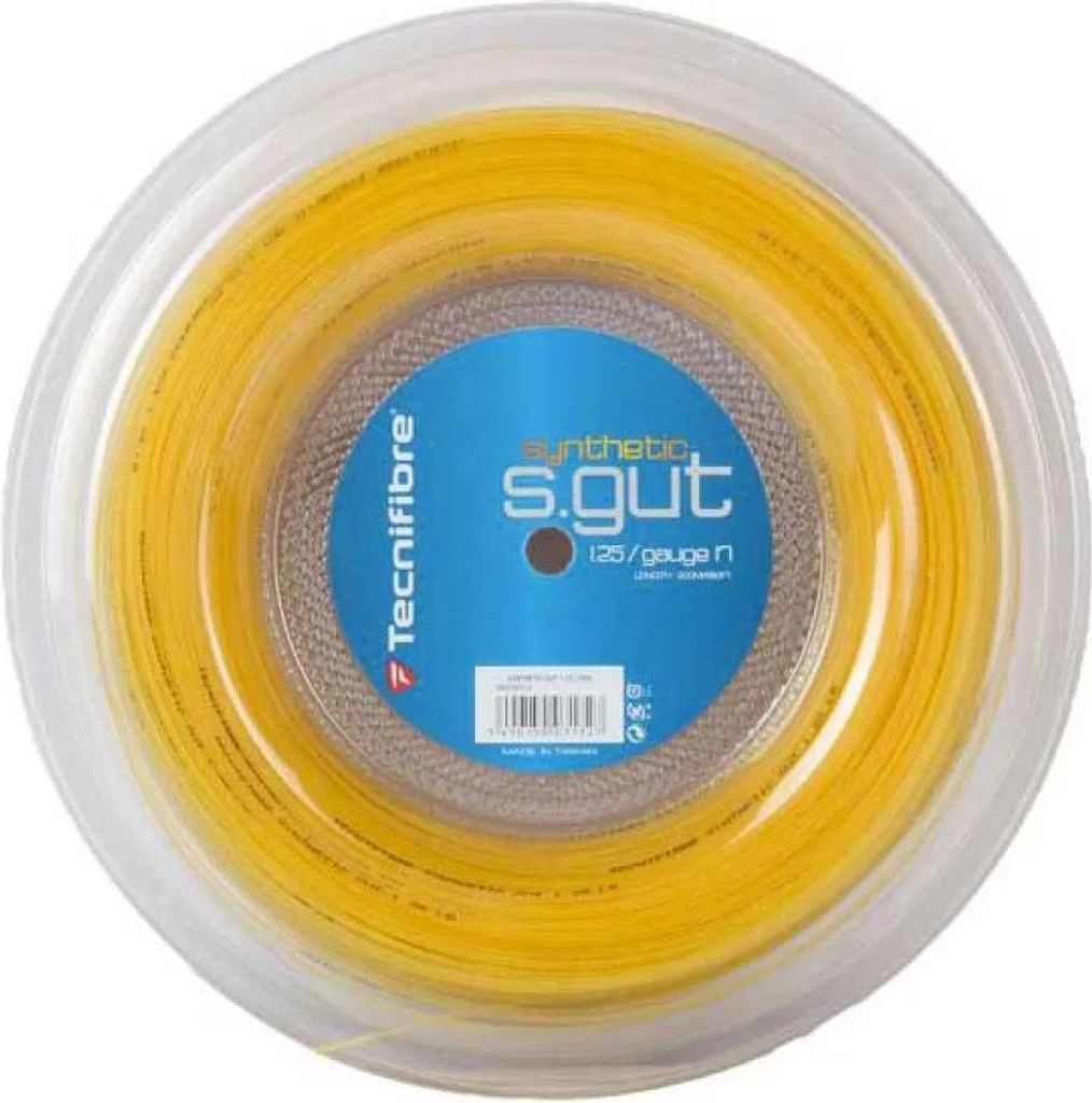 Tecnifibre Synthetic Gut 200 M Tennisrollen Saite Gelb 1.30 mm Gelb 1.30 mm