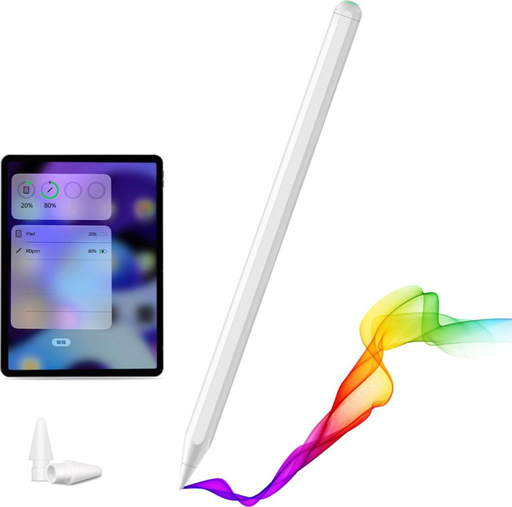 OKWISH Stylus Stift für iPad Apple Pencil Pen Tablet Magnetisches Kabelloses Laden, Leicht und tragbar