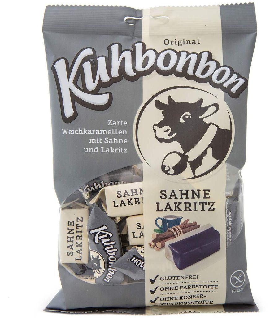 Kuhbonbon Sahne Lakritz 200g Produktbild 