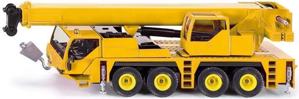 Camion-grue de pompiers jaune Siku pour circuit de jeu enfant