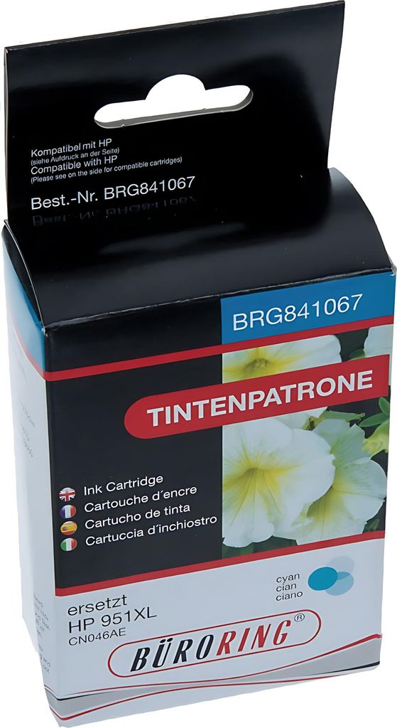 Tintenpatrone 951XL cyan für HP Office Jet Pro 8600 e, 8600Plus e-