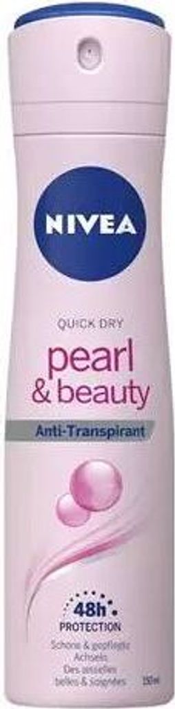 Nivea Deo Spray Pearl Beauty 48h Schutz, sanfter Rosenduft 150ml 3er Pack