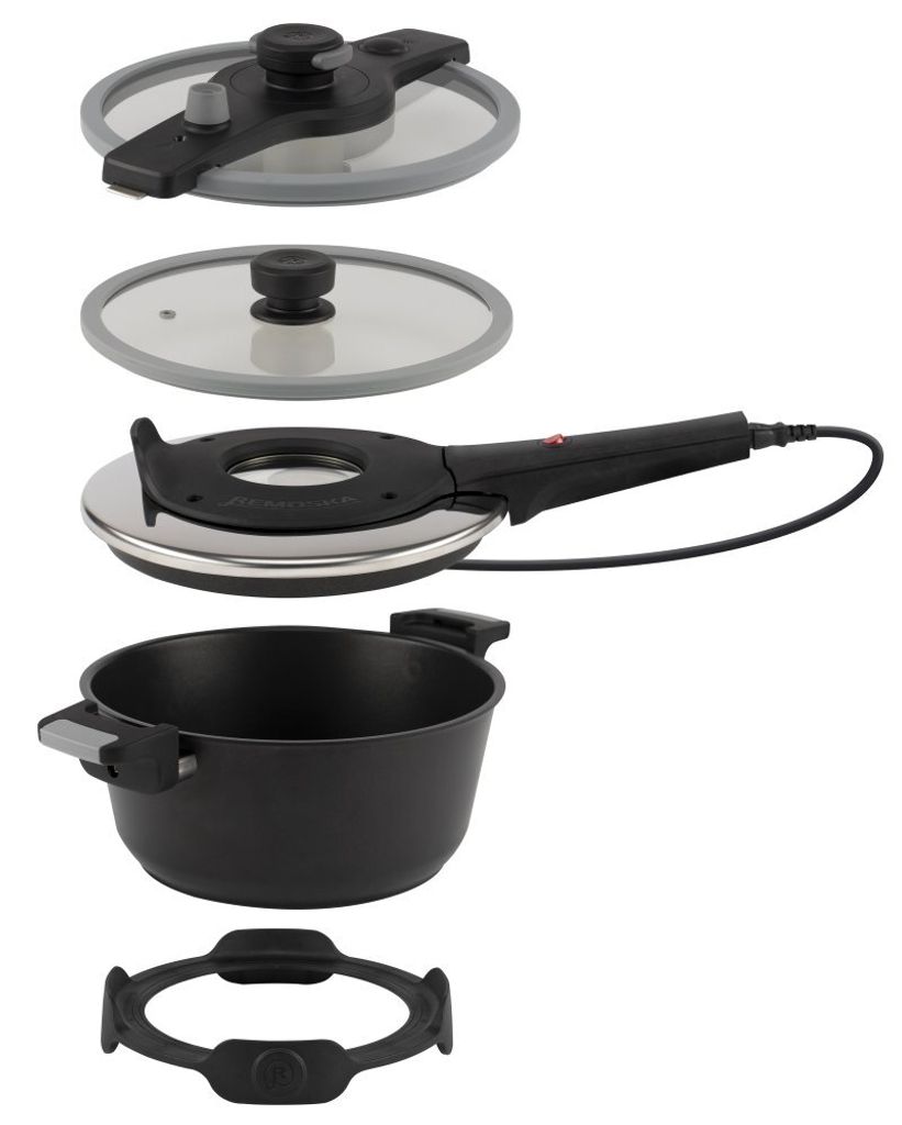 REMOSKA Tria Grey Multifunkčný Elektrický Hrniec - Sivý Obrázok produktu 