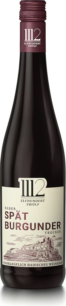 1112 Elfhundertzwölf Spätburgunder Baden QbA trocken 2017 Produktbild 