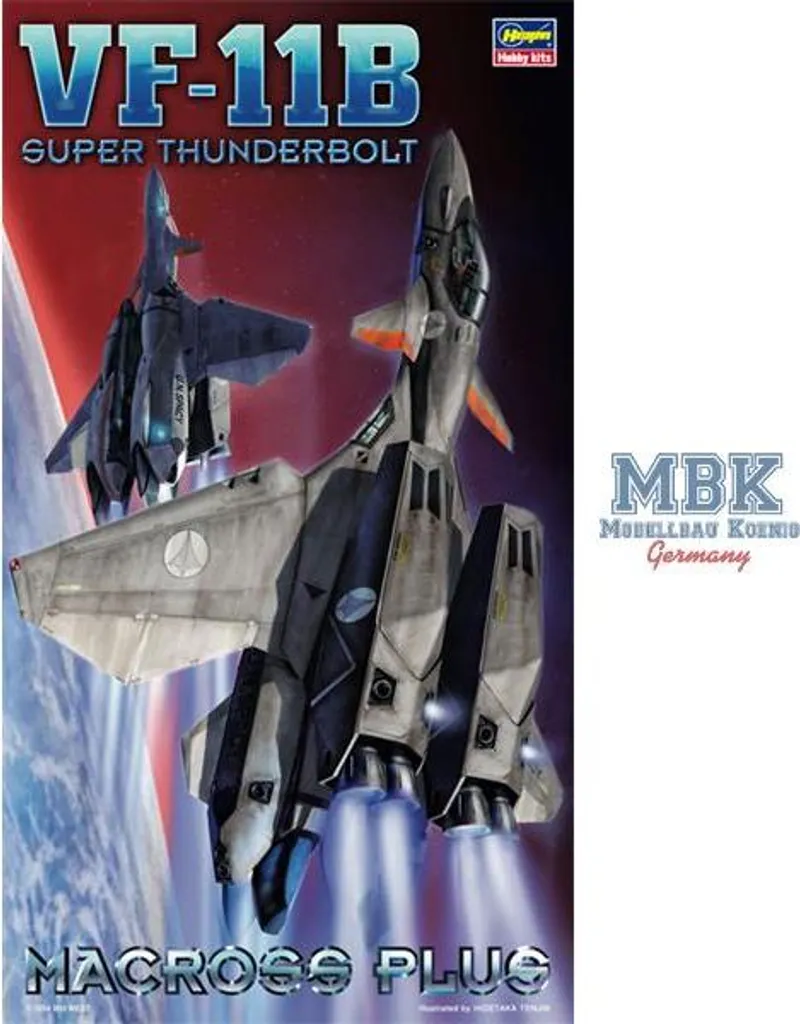 Réplique fidèle VF-11B Super Thunderbolt Macross Plus Hasegawa 65723