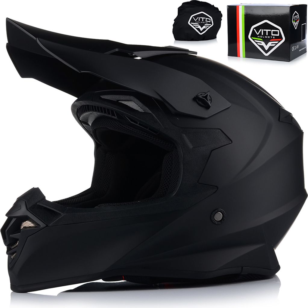 Motocross Helm | VITO TIVOLI | Herren und Damen | ATV QUAD ENDURO HELM | ECE 22.06 | Motorradhelm | 2XL (63-64cm)