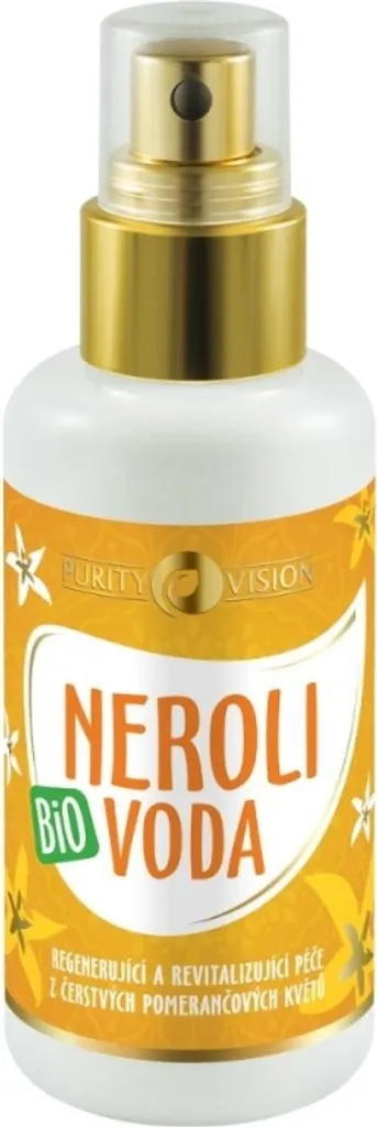 Eau florale de néroli bio PURITY VISION 100 ml - Lotion tonique pure