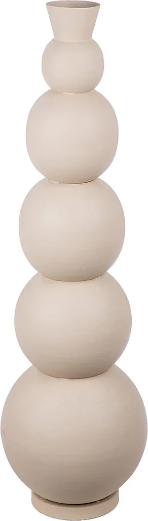 Vase de sol incassable en fer gris 87cm Rotonda pour décoration durable