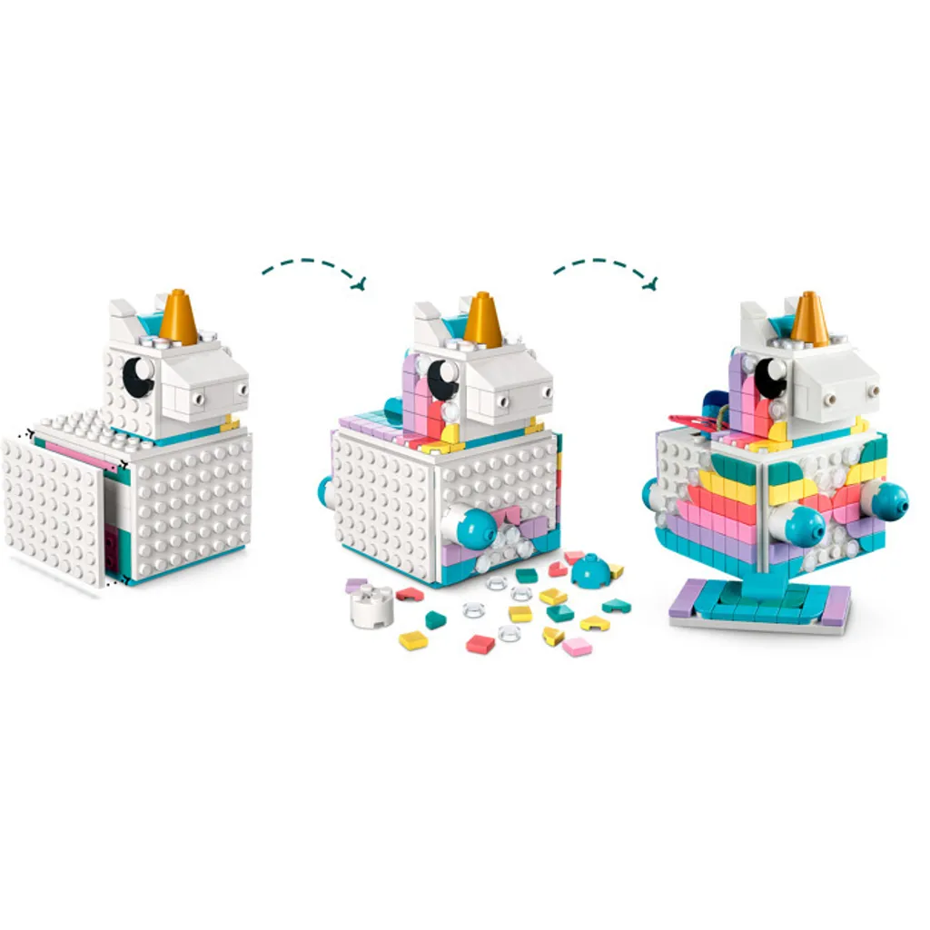 Kit licorne LEGO DOTS 41962 multicolore avec bracelets et objets de déco - 20
