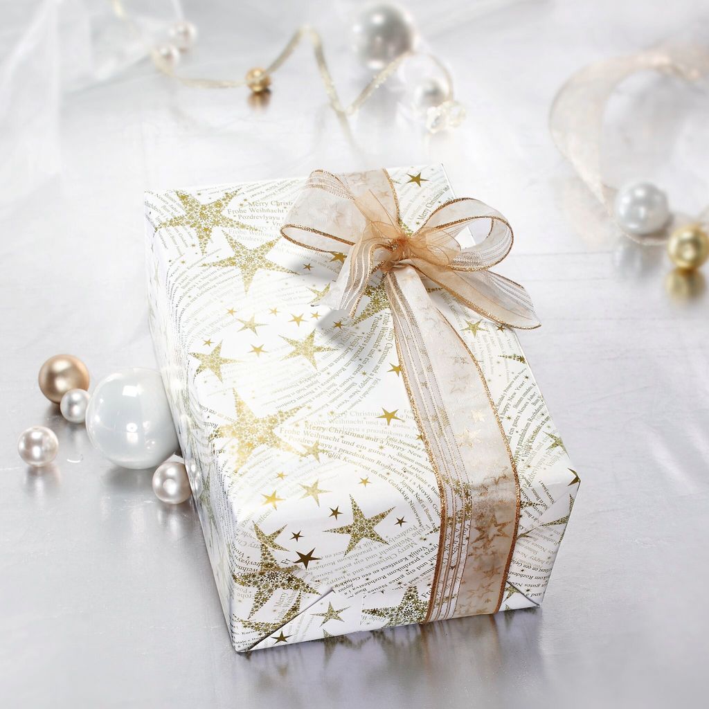 SIGEL GP115 Weihnachts-Geschenkpapier, Dancing Stars, mit Produktbild 4