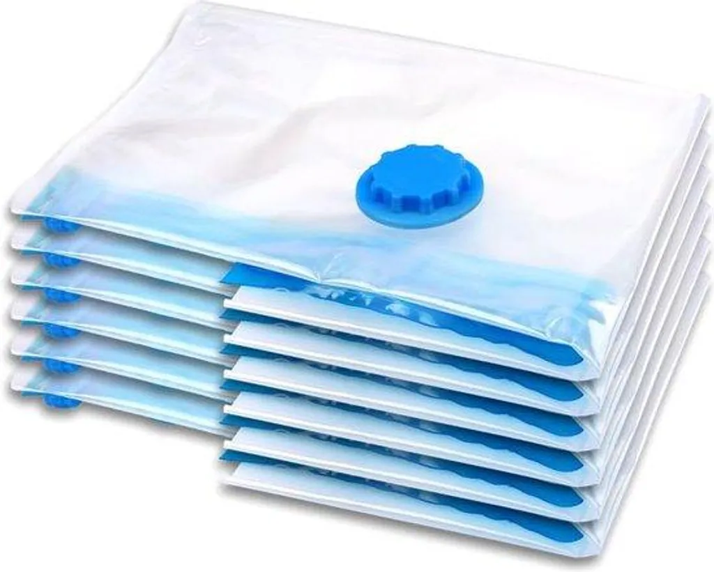 Sacs de rangement sous vide pour vêtements - Lot de 10 housses 60x80cm