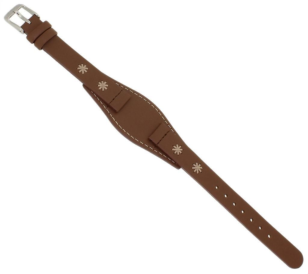 s.Oliver Unterlageband | Uhrenarmband 13mm | Leder braun Produktbild 