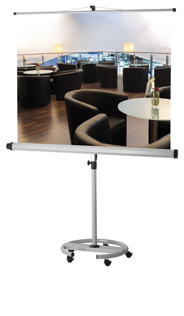FRANKEN Franken Mobile Stativleinwand PRO 1:1 200 x 200 cm Produktbild 