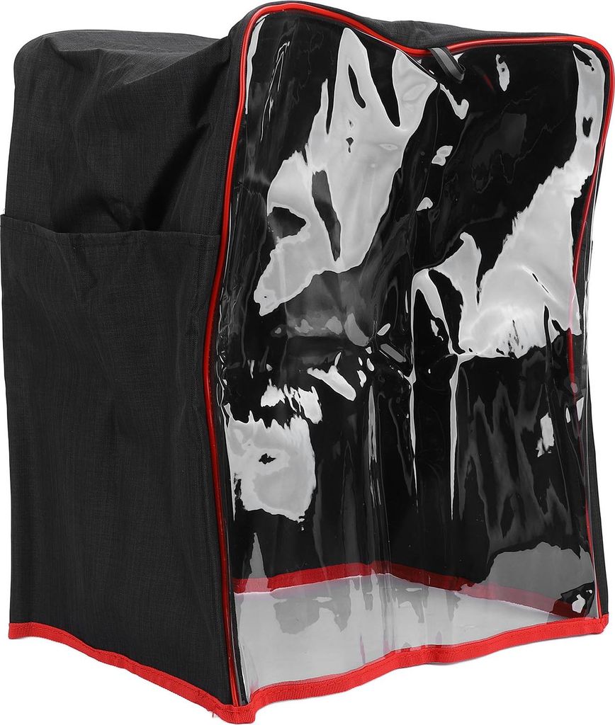 Standmixerabdeckung wasserfestes Oxford -Stoff transparent vordere Kchenstaub -Proof mit Taschen 45x30x55 cm