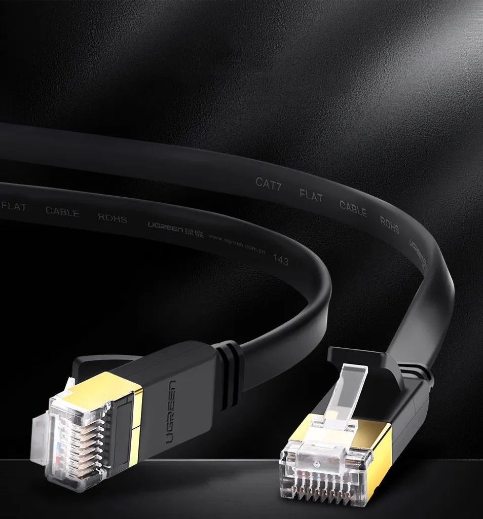Cavo LAN Cat 7 Ugreen Piatto 3m | Cavo Ethernet Professionale 10Gbps - 7