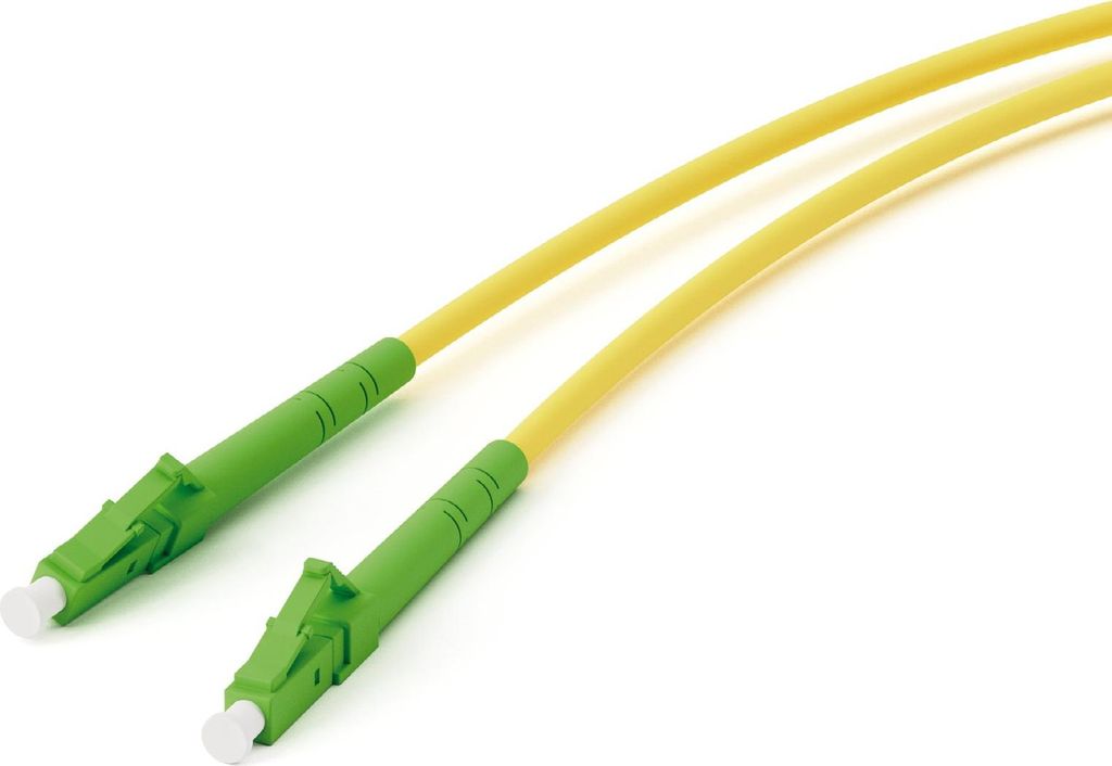 Glasfaser Netzwerkkabel, LC/APC-Stecker <-> LC/APC-Stecker, 10 Gbit (45713)