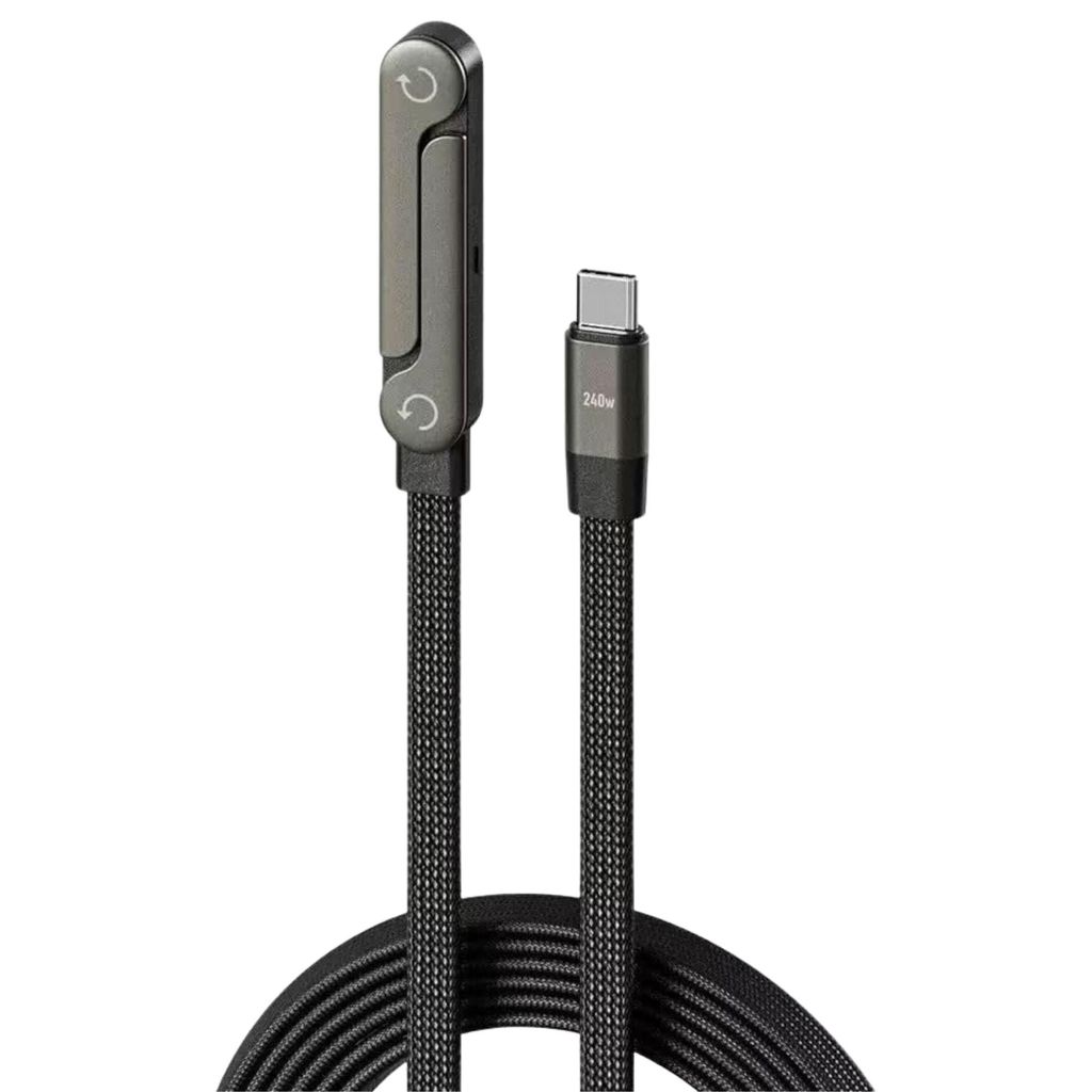 Auto Handyhalterung mit 240W Ladeleistung, Typ-C Auto 1,5 m Schnellladekabel mit Handy Autohalterung - CABSTAND