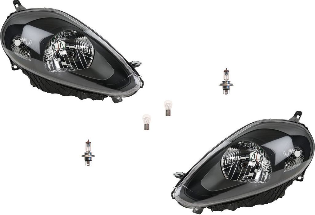 Johns, Scheinwerfer Halogen passend für Fiat Punto 199 10/09- Leucht. Satz Links Rechts 51937147 51878732 0000051878732 0000051937147 51937153 518...