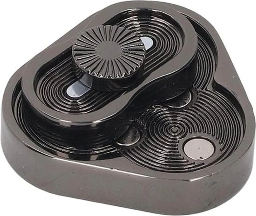 Fidget Spinner Triangulaire Rotatif en Métal - Jouet EDC Anti-Stress