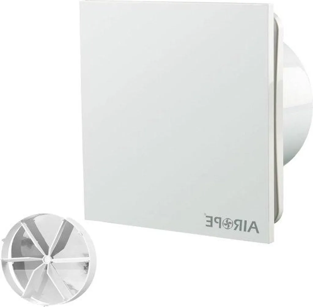 Aérateur extracteur d'air 100mm basse consommation pour salle de bains